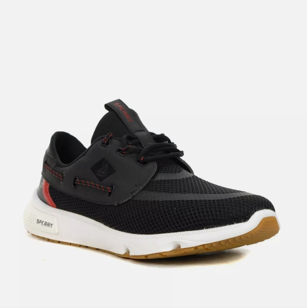 Sperry Men's  Seas 3-Eye Black Sneakers